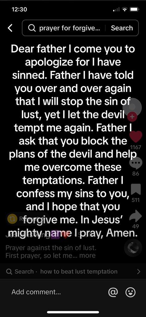 Prayer For Forgiveness Lust, Prayer For Forgiveness From Lust, Prayer Against Lust, Prayer For Forgiveness, Asking For Forgiveness, Forgive Me, Bible, Jesus, Let It Be