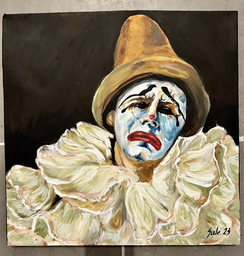 Clown Oil Pastel, Bizzare Art, Clown Paintings, A Level Art Sketchbook, Messy Art, Arte Punk, Art Rules, Draw Ideas, Inspo Art