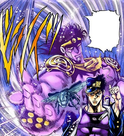 Jotaro Kujo&Star Platinum Jotaro With Star Platinum, Star Platinum And Jotaro, Star Platinum Manga Panels, Jotaro And Star Platinum Manga, Star Platinum Icon, Jotaro Kujo Manga, Jotaro Kujo Star Platinum, Jotaro And Star Platinum, Jotaro Star Platinum