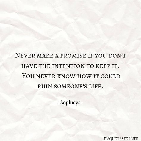 Never instill fake hopes in people who trust you. #itsquotesforlife🍁 #quotesoftheday #quotesoflife #intention #promise #trust #life Fake Hope Quotes, Fake Promises Quotes Relationships, Fake Promises Quotes, Trust Yourself Quotes, False Promises, Promise Quotes, Do Not Trust, Trusting People, Past Quotes