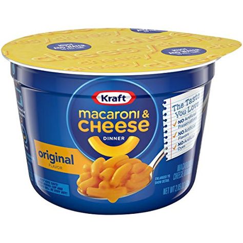 Macaroni And Cheese Kraft, Sauce Cheddar, Mac And Cheese Cups, Kraft Mac N Cheese, Microwave Dinners, Kraft Cheese, Dorm Food, Cheese Dinner, Easy Mac And Cheese