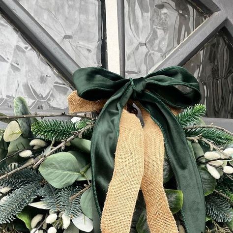 45 likes, 11 comments - littleclarencehouse on December 10, 2023: "Still love my @thewhitecompany wreath from last year! Added a green velvet ribbon this year to ti..." Edwardian Home, Green Velvet Ribbon, Velvet Ribbon, Green Velvet, This Year, Wreath, Christmas Decorations, Ribbon, Velvet