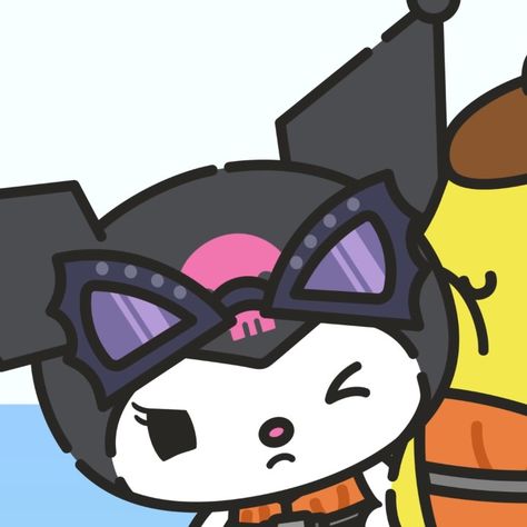 S3 E4 - Happy Napgus Pompompurin Kuromi And Pompompurin, Kuromi Sanrio, Gloomy Bear, Kitty Cafe, Hello Kitty Characters, Watch Wallpaper, Apple Watch Wallpaper, Make Your Own Stickers, Sanrio Characters