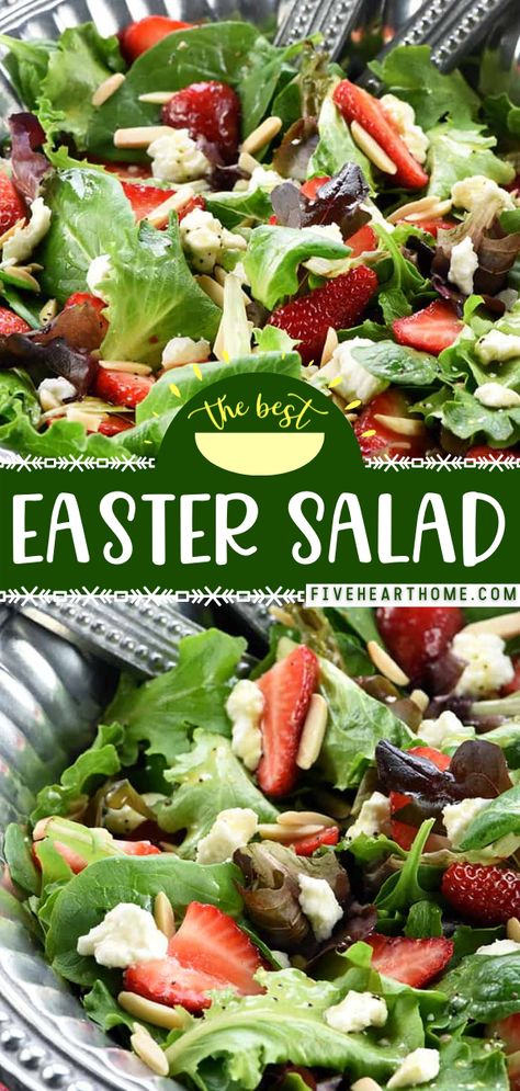 best easter recipes Easter Salad Recipes, Salads With Fruit, Easter Salad, Brunch Salad, Fruit Dinner, Spring Mix Salad, Spring Salad Recipes, Salads For A Crowd, Easter Side Dishes