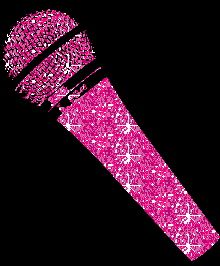 Microphone Gif Sparkle, Crystal Microphone, Women Cave, Pink Cake Toppers, Pink Guitar, Crochet Applique Patterns Free, Catty Noir, Medical Jewelry, Diy Body Scrub