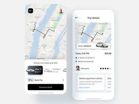 concept for Uber by Lay for Hiwow on Dribbble Ui Design Mobile, Uber App, Drive App, Taxi App, Booking App, Isometric Illustration, Mobile App Ui, Information Graphics, Ui Design Inspiration