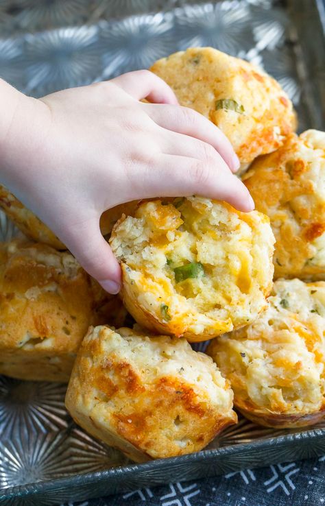 Savory Ideas For Bake Sale, Savory Office Treats, Jalapeño Cheddar Muffins, Breakfast Rolls Savory, Savory Breakfast Baked Goods, Flavored Bread Recipes Savory, Everything Muffins, Savory Bakery Items, Quick Savory Breakfast Ideas