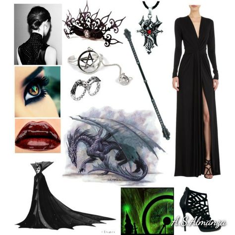 Maleficent Inspired Outfits, Maleficent Outfit, Divergent Outfits, Sleep Beauty, Carnaval Costume, Extra Outfits, Halloween Disney, Witch Outfit, Fashion Illustration Dresses