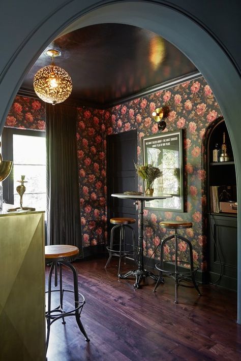 Modern Victorian Design, Ford Interior, Diy Home Bar, New Orleans Homes, Modern Victorian, Bar Interior, Shay Mitchell, Victorian Design, Up House