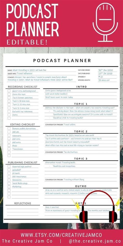 free podcast templates. There are any references about free podcast templates in amayarobbins.my.id. you can look below. I hope this article about free podcast templates can be useful for you. Please remember that this article is for reference purposes only.#free #podcast #templates Podcast Goals, Podcast Checklist, Podcast Planner, Podcast Template, Guest List Template, Podcast Setup, Onenote Template, Planner Content, Business Plan Template Free