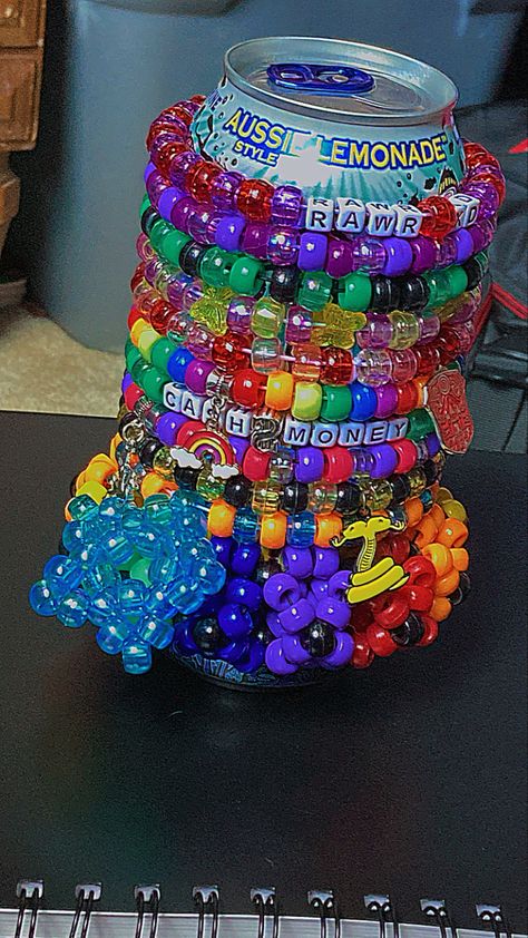 Kandi Singles Ideas Words, Kandi Ideas Singles, Kandi Core, Kandi Singles Ideas, Fire Bracelet, Kandi Singles, Battery Acid, Kandi Inspo, Diy Kandi Bracelets