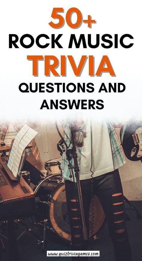 Rock Music quiz | Rock Music trivia | Rock Music questions and answers | Rock Music quiz questions and answers | Rock Music trivia questions and answers | Rock Music Rock Music question and answers | Rock Music quiz trivia | Rock Music quiz questions | free Rock Music trivia game | free Rock Music trivia questions Music Trivia Games, Music Quiz Questions And Answers, Music Trivia Questions And Answers, Music Questions, Music Trivia Questions, Trivia For Seniors, Music Facts, Pop Culture Trivia, Music Quiz