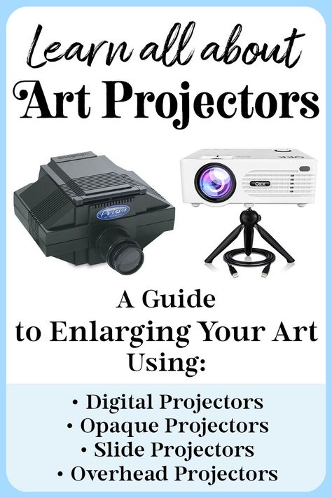 This Art Projector Guide explains the different types of art projectors that you can use to enlarge your art. Learn about digital projectors, opaque projectors, slide projectors and overhead projectors to find out which one is best for your needs. Using Projector For Wall Art, Art Projectors For Tracing, Art With Projector, Procreate Coloring Tutorial, Projector Ideas, Drawing Projector, Different Types Of Art, Procreate Coloring, Art Projector