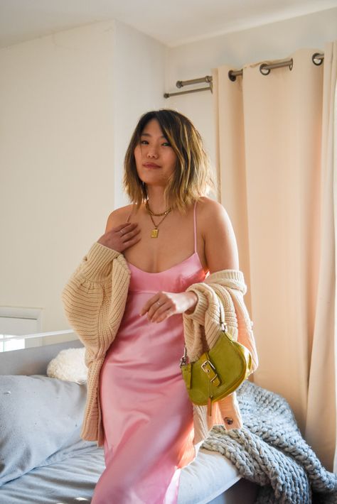 TikTok Viral Zara Pink Dress DUPE for $19 EXACT DUPE! - Sea of Blush Zara Wedding Dress, Outfit Ideas Photoshoot, Zara Pink Dress, Pink Dress Outfits, Find Your Personal Style, Pink Slip Dress, Pink Satin Dress, Cloud Bread, Backless Maxi Dress