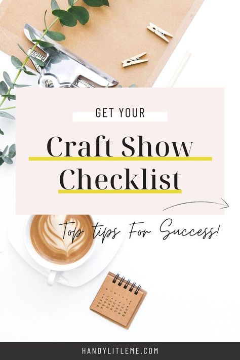 Take a look at my top tips on how to have craft show success and download your free printable craft show checklist. #craftshow #craftshowideas #crafts #sellcrafts #diycrafts Craft Show Checklist, Make Your Own Postcard, Knitted Dog Sweater Pattern, Top Craft, Free Knitting Patterns For Women, Free Printable Crafts, Sheep Crafts, Craft Fairs Booth, Art And Craft Shows