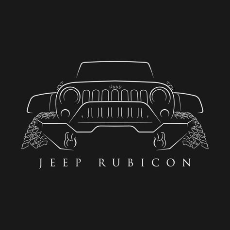 Check out this awesome 'Jeep+Wrangler+Rubicon' design on @TeePublic! Jeep Wrangler Shirts, Jeep Tattoo Ideas, Jeep Wrangler Drawing, Jeep Logo Wallpaper Iphone, Small Jeep, Jeep Logo Design, Jeep Sublimation Designs, Jeep Tattoos, Jeep Graphics