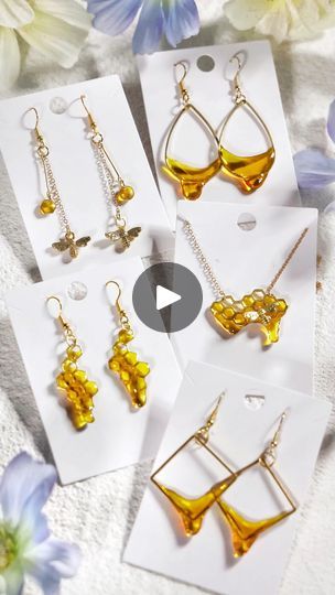 23K views · 652 reactions | Let's Resin UV Resin Jewelry | ✨ Discover the sweetest UV resin Jewelry! 🐝🍯 💛 Are you a bee lover? Our latest bee and honey-themed UV resin earrings will delight your eyes! Whether... | By Let's ResinFacebook Uv Resin Earrings, Uv Resin Jewelry, Diy Honey, Honey Diy, Resin Crafts Tutorial, Diy Resin Crafts, Business Building, Resin Earrings, Uv Resin