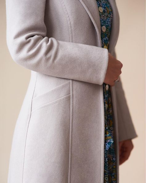 By Hand London Rumana Coat. By Hand London, Knee Length Jacket, Iranian Fashion, Jacket Pattern Sewing, Handmade Wardrobe, Girly Fashion, Preppy Outfits, Coat Fashion, Moda Fashion