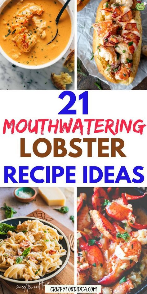 Here you get some lobster ideas that are best for meal plan. Healthy Lobster Recipes, Seafood Ideas, Lenten Recipes, Lobster Dinner, Lobster Meat, Lobster Recipes, The Lobster, Keto Diet Meal Plan, Yummy Eats