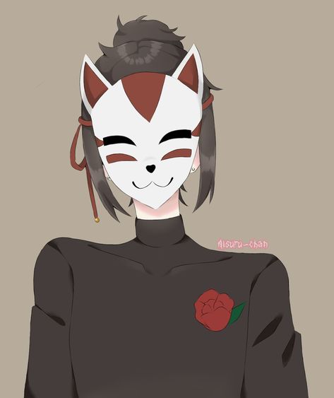 Kitsune Mask, Anime Character, Mask, Anime