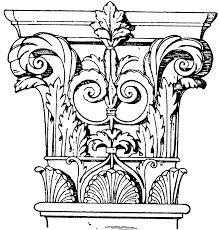 Corinthian Pilaster Capital | ClipArt ETC The Corinthian, Artificial Leaves, Artificial Leaf, Design Ideas, Clip Art, Architecture, Art, Design