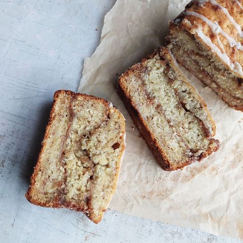 Cinnamon Banana Bread Banana Bread Without Eggs, Holiday Breads, Festive Bread, Cinnamon Banana Bread, Swirl Bread, Cinnamon Swirl Bread, Holiday Bread, Yeast Breads, Swirled Bread