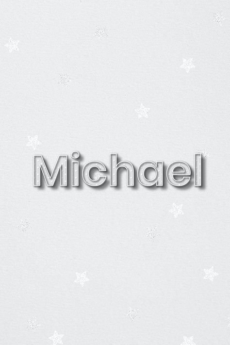 Michael male name lettering typography | free image by rawpixel.com / Wit Michael Name, Name Lettering, Bounce House Birthday, Lettering Typography, Apple Wallpaper Iphone, Name Wallpaper, Idea Board, Family Values, Bounce House