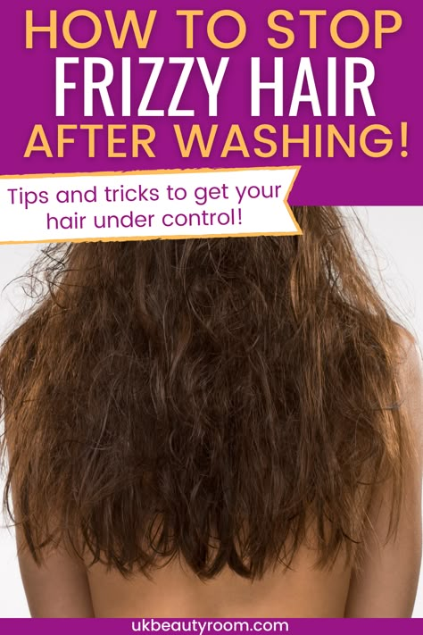 Are you looking for ways to stop frizzy hair after a shower? I will reveal to you 9 of the best products for frizzy hair in humidity! You will be able to get instantly glossy hair using these techniques and products! If you always end up with flyaway hair after a shower, then read on to find out exactly how to stop frizzy hair after washing!

This post is all about how to stop frizzy hair after washing Stop Frizzy Hair, Frizzy Hair Remedies, Thick Frizzy Hair, Control Frizzy Hair, Frizzy Wavy Hair, Defrizz Hair, Flyaway Hair, Frizzy Hair Tips, Upper Lip Hair