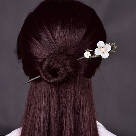 Chinese Hairpin, Chopstick Hair, Chinese Hairstyle, Japanese Hairstyle, Hair Stick, Flower Hair Pin, Wedding Parties, Fashion Hair Accessories, Hair Sticks