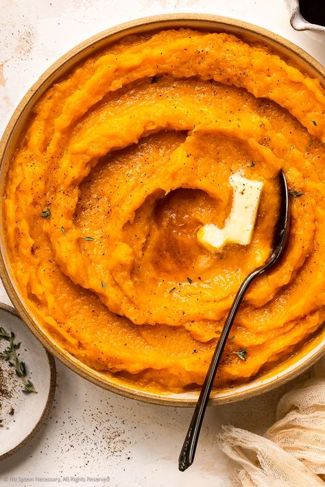 Mashed Butternut Squash Recipes, Butternut Squash Brown Sugar, Squash Mashed, Easy Mashed Sweet Potatoes, Vegetable Mash, Best Butternut Squash Recipe, Mashed Squash, Mashed Butternut Squash, Butternut Recipes