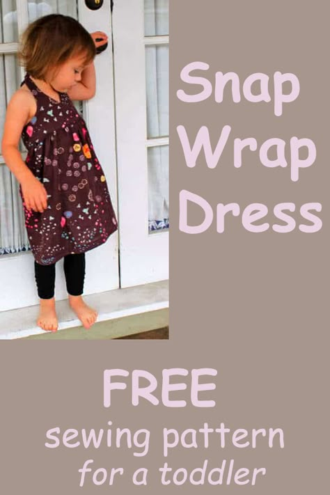 Toddler Sewing Patterns Free, Free Toddler Sewing Patterns, Toddler Dress Pattern Free, Girls Dress Pattern Free, Toddler Sewing Patterns, Toddler Dress Patterns, Colorful Hairstyles, Toddler Patterns, Wrap Dress Pattern