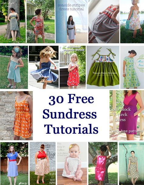 30 Free DIY Sundress Tutorial - for babies to women! Sundress Tutorial, Melly Sews, Diy Sy, Making Patterns, Girls Sundress, Creation Couture, Diy Couture, Creative People, Sewing Project