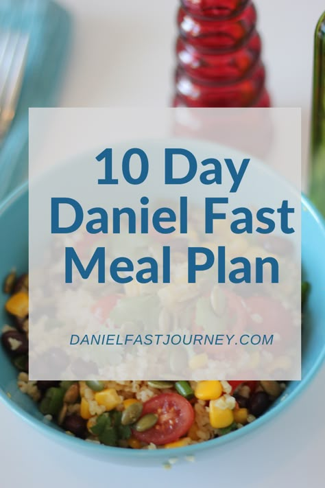 10 Day Daniel Fast, Daniel Fast Dinner, Daniel Diet Recipes, Daniel Fast Breakfast, Daniel Fast Foods, Biblical Fasting, Daniel Fast Food List, Spiritual Fasting, Daniel Fasting