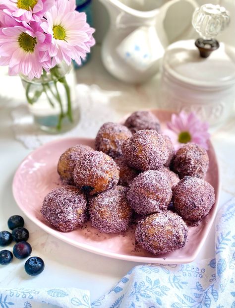 Blueberry Donut Holes, Brownie Mischief, Blueberry Donuts, Orange Icing, Gingerbread Cupcakes, Homestead Kitchen, Blossom Cookies, Dried Blueberries, Donut Holes