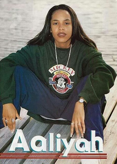 Aaliyah Haughton Aaliyah Outfits, Chica Dark, Cultura Hip Hop, Looks Hip Hop, Stacey Dash, Aaliyah Style, Hayden Williams, Aaliyah Haughton, 90s Hip Hop Fashion