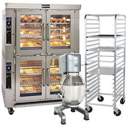 Restaurant Kitchen Design, Bakery Equipment, Commercial Kitchen Design, Home Bakery Business, Rotisserie Oven, Bakers Kitchen, Bakery Shop Design, Stainless Steel Work Table, Commercial Ovens