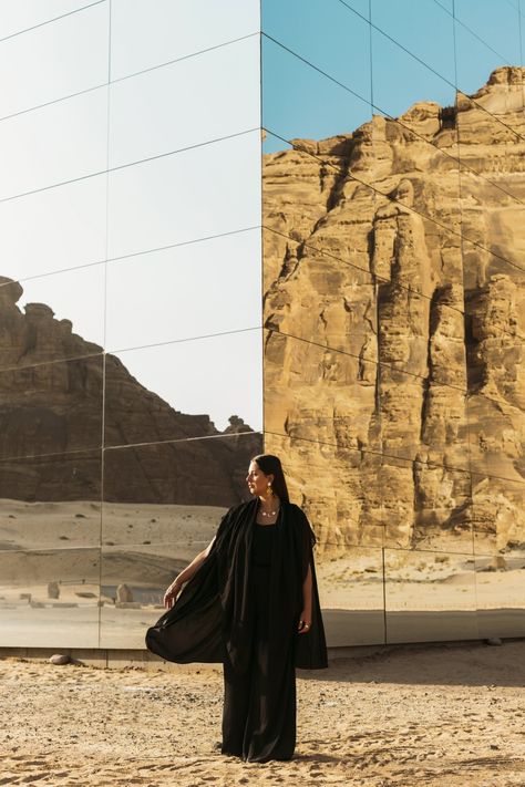 Mirrored Maraya concert hall in Al Ula, Saudi Arabia Alula Saudi Arabia Aesthetic, Saudi Outfit, Saudi Tourism, Al Ula Saudi Arabia, Alula Saudi Arabia, Vision Board Photos, Couple Pose, Arabic Language, Fine Art Photography Print