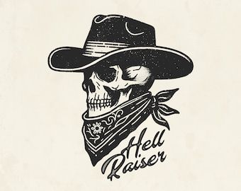 Vintage American Tattoo, Cowboy Tattoo Aesthetic, Skull With Beanie Tattoo, Skull Hat Tattoo, Country Style Sleeve Tattoos, Skull Palm Tree Tattoo, Skull And Cowboy Hat Tattoo, Cowboy Bandit Tattoo, Cowboy Hat Tattoo Men