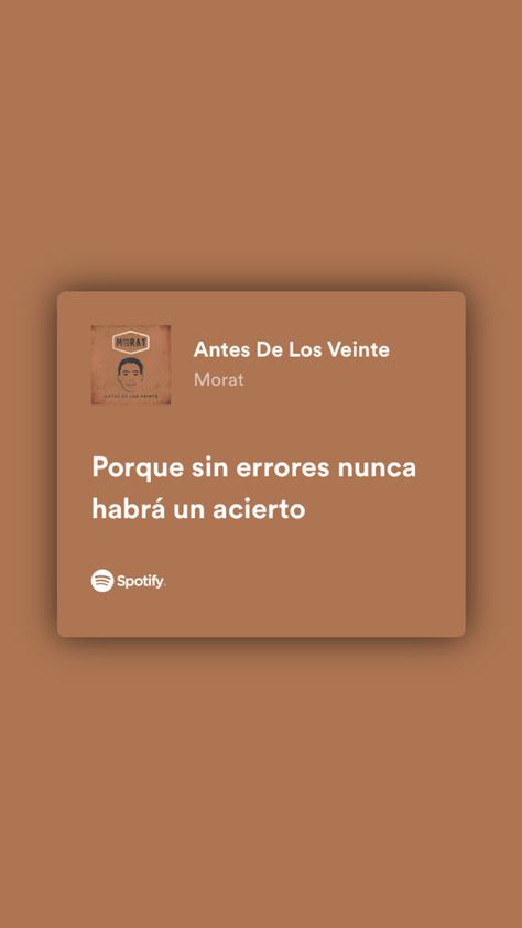 Letra de antes de los veinte de morat Music Letters, Spanglish Quotes, Primary Teachers, Mixed Feelings, Life Goes On, Instagram Quotes, Quotes About God, Music Quotes, Song Lyrics