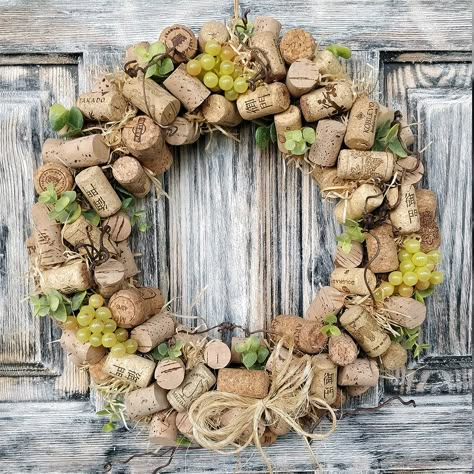 Wine cork crafts christmas