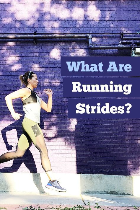 Understanding running strides - how to use them to improve speed or during race week Running Advice, Running Stride, Running Drills, Feeling Alive, Tempo Run, Running Form, Workout Stuff, Marathon Training Plan, Ironman Triathlon