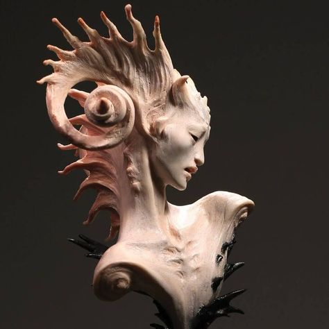 Profile Pictures, Ceramic Sculpture, The Sea, Profile Picture, Trees, Forest, Sculpture, Hair