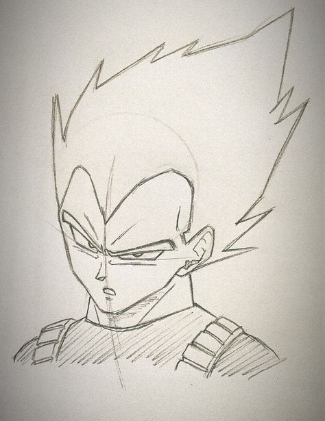 Dbz Drawings Sketches, Dragon Ball Sketch, Goku Art Drawings, Dbz Sketch, Dragon Ball Drawing, Vegeta Drawing, Anime Drawings For Beginners, Marvel Art Drawings, Dbz Drawings