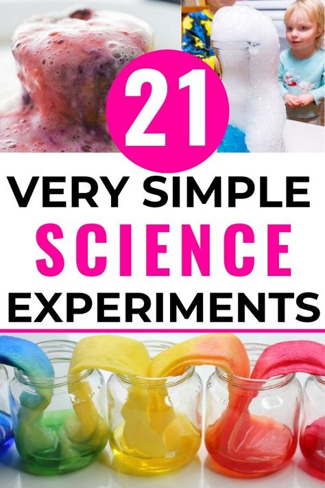 Science Experiments For Toddlers, Experiments For Toddlers, Simple Science Experiments, Science Experiments Kids Easy, Magic Milk, Toddler Science Experiments, Science For Toddlers, Growing Crystals, At Home Science Experiments