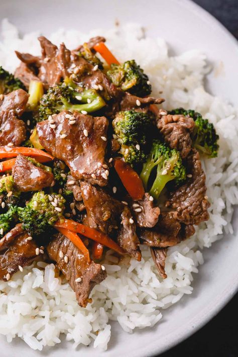 Shredded Beef Stir Fry, Beer And Broccoli Stir Fry, Beef And Broccoli Sauce, Chinese Stir Fry Sauce, Easy Beef Stir Fry, Beef Broccoli Stir Fry, Rice Meals, Easy Beef And Broccoli, Beef Stir Fry Recipes