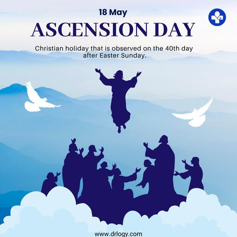 Ascension Christmas Religious Quotes, Ascension Day Of Jesus Christ, Ascension Thursday, The Ascension Of Jesus, Quotes About Jesus, Ascension Of Jesus, The Book Of Acts, Ascension Day, The Gospel Of John