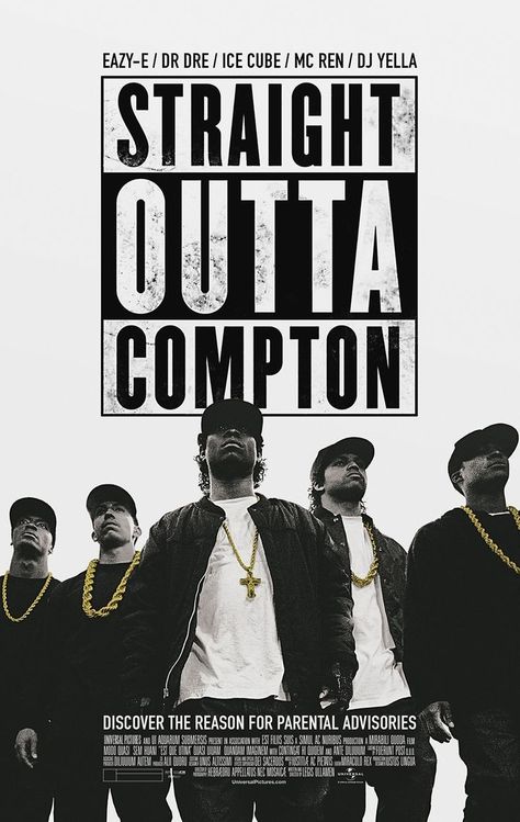 Straight Outta Compton Movie, 2pac Poster, 80s Rap, 90s Rappers Aesthetic, Tupac Wallpaper, 90s Rappers, Outta Compton, Hip Hop Classics, Hip Hop Artwork