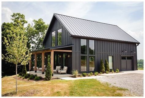 Siding Options, Barn House Design, Shed Home, Barn Style House Plans, Modern Barn House, Barn Ideas, Shed Homes, Barn Style House, Modern Barn