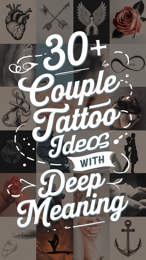 Celebrate your unique bond with these 30 meaningful couple tattoo ideas. From matching designs that complement each other to symbols of everlasting love, these tattoos are the perfect way to express your connection. Whether you prefer minimalistic art or intricate patterns, find inspiration for tattoos that truly represent your relationship. Ready to ink your love story? Explore these creative and romantic designs now. #CoupleTattoos #MeaningfulTattoos #RelationshipGoals #TattooIdeas #MatchingTattoos I Love You More Tattoo Couple, Relationship Tattoos Unique, Tattoos With Double Meaning, Matching Celtic Tattoos For Couples, Punk Couple Tattoos, Couple Flash Tattoo Ideas, Ex Couple Matching Tattoos, Tattoos For Your Lover, Couples Matching Tattoos Marriage