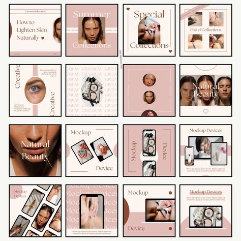 ✨ Elevate your beauty brand’s social media game with 150 Editable Beauty Instagram Square Posts! Perfect for makeup artists, influencers, salons, and skincare experts, these Canva templates are designed to save time while keeping your feed professional and cohesive. 🎨💅 🌟 What's Inside: 150 ready-to-use, fully customizable posts Ideal for promotions, tips, and tutorials Perfect for Instagram, Facebook, and Pinterest 💄Boost your brand with ease! #BeautyBrand #MakeupArtist #SkincareExperts #I... Instagram Square, Social Media Games, Makeup Artists, Canva Templates, Beauty Brand, Save Time, Makeup Artist, Social Media, Media